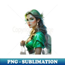 archer girl - png sublimation digital download - transform your sublimation creations