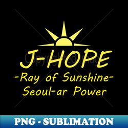 j-hope ray of sunshine seoul-ar power - exclusive png sublimation download - unleash your creativity