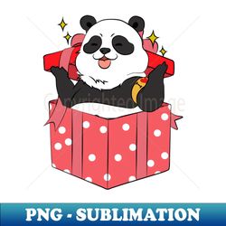 merry christmaspanda - instant sublimation digital download - perfect for sublimation mastery