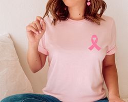 breast cancer ribbon shirt, cancer awareness t-shirt, pink ribbon shirt, ribbon t-shirt, cancer awareness support shirt