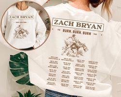 burn burn burn sweatshirt, zach bryan sweatshirt, zach western sweatshirt, zach sweat, zach merch, western sweatshirt, c