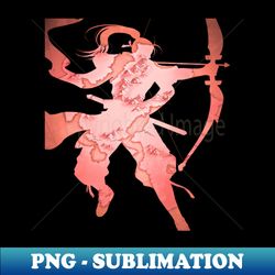 Shinon Sharptongue Ninja - Unique Sublimation PNG Download - Enhance Your Apparel with Stunning Detail