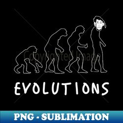 evolution - png transparent sublimation design - defying the norms
