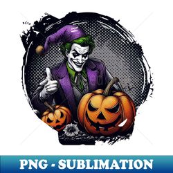 happy halloween by joker 02 - png transparent digital download file for sublimation - revolutionize your designs