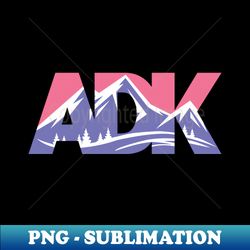 adk scape - pink  purple - special edition sublimation png file - bring your designs to life