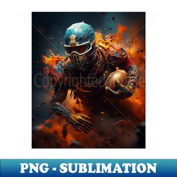 skeleton playing american football abstract - premium png sublimation file - bold & eye-catching