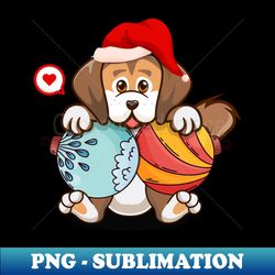 dog christmas balls - ornaments xmas decoration - premium sublimation digital download - boost your success with this inspirational png download