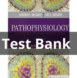 test bank pathophysiology the biologic basis for disease in adults and children 8th edition