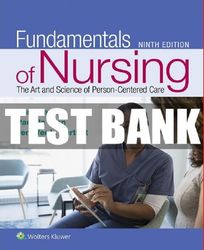 test bank fundamentals of nursing 9th edition by taylor lynn bartlett