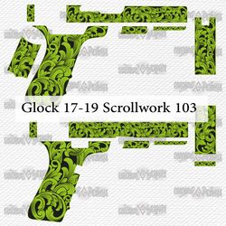 glock 17-19 scroll work g-103