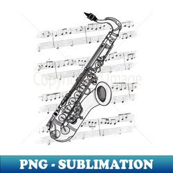 saxophone sax player saxophonist jazz musician - png transparent sublimation design - transform your sublimation creations