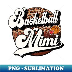 basketball mimi vintage basketball family matching - digital sublimation download file - create with confidence