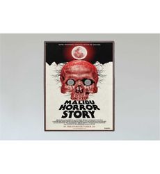 malibu horror story movie poster | canvas print