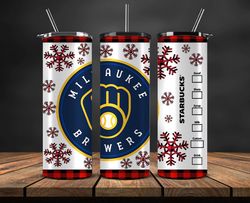 milwaukee brewers png,christmas mlb tumbler png , mlb christmas tumbler wrap 20