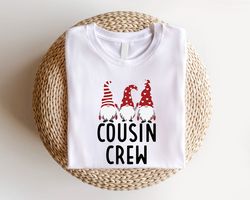 christmas cousin crew shirt, cousin crew party t-shirts, matching cousins tees, cousins night outfits, xmas cousins gath