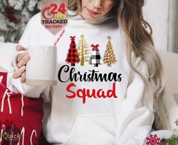 christmas squad hoodie, christmas hoodies for women men, christmas crew hoodie, family christmas jumper, christmas gift