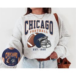 vintage chicago football crewneck sweatshirt / t-shirt, bears shirt, vintage style chicago shirt, chicago fan gift