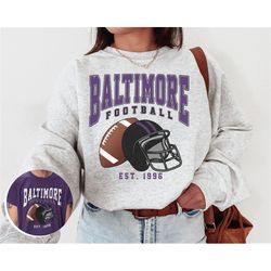 vintage baltimore football crewneck sweatshirt \ t-shirt , vintage style baltimore shirt, ravens crewneck, baltimore fan