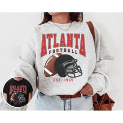 vintage atlanta football crewneck sweatshirt / t-shirt, falcons crewneck sweatshirt, vintage style atlanta football shir