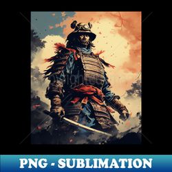 japanese art samurai vintage fighter retro - vintage sublimation png download - create with confidence