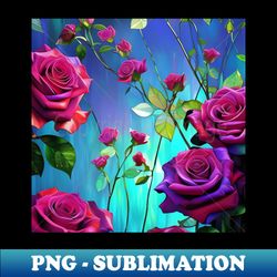 red roses - digital sublimation download file - perfect for creative projects