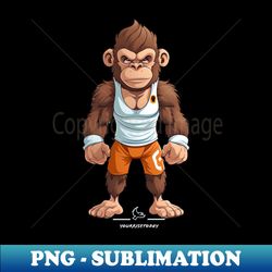 muscle monkey madness - digital sublimation download file - bring your designs to life