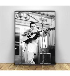 johnny cash vintage poster,country music legend,posters prints retro