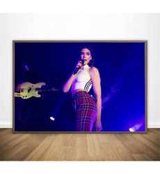 dua lipa poster hip hop poster rapper retro