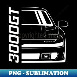 Front 1990 1993 3000GT JDM - High-Quality PNG Sublimation Download - Perfect for Sublimation Art