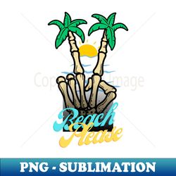 Beach Please - Modern Sublimation PNG File - Transform Your Sublimation Creations