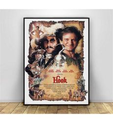 1991 hook movie poster wall painting home decor