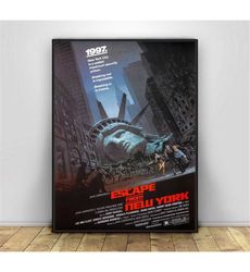 escape from new york 1981 movie poster wall