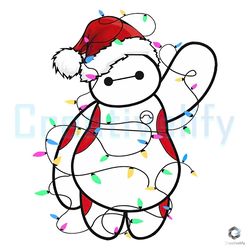 big hero 6 christmas lights png cute santa baymax file