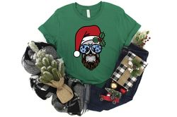 dad skull christmas shirt, santa skull shirt, christmas t-shirt, trendy christmas t-shirt, christmas tee, christmas day