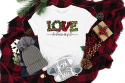 love christmas yall shirt, buffalo plaid love christmas shirt, christmas family shirt, merry christmas shirt, christmas