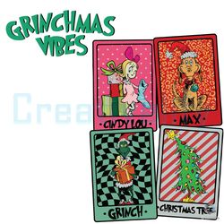 merry grinchmas vibes svg stink cindy lou max file