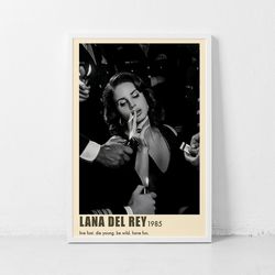 lana del rey poster, family decorative painting wall art posters gifts decor canvas poster