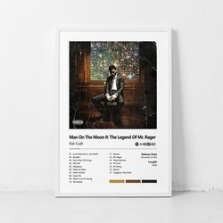 man on the moon ii the legend of mr rager music poster, poster decorative painting wall art living room canvas poster