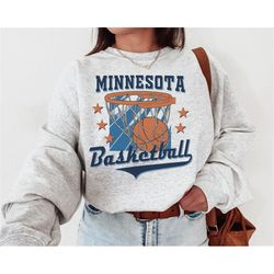 Minnesota Timberwolve, Vintage Minnesota Timberwolve Sweatshirt \ T-Shirt, Minnesota Basketball Shirt, Timberwolves TShi