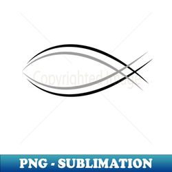 christian fish - vintage sublimation png download - stunning sublimation graphics