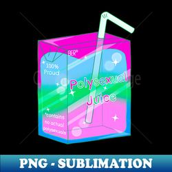 polysexual juice pride juice box - special edition sublimation png file - perfect for personalization