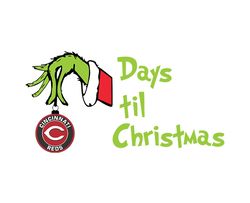 cincinnati reds christmas svg, christmas svg, baseball sports svg, mlb team svg, mlb, mlb design 26