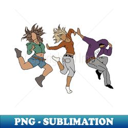 Cartoon Dancers - Special Edition Sublimation PNG File - Boost Your Success with this Inspirational PNG Download