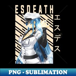 Esdeath Embroidery Design File, Akame ga Kill Anime Embroide