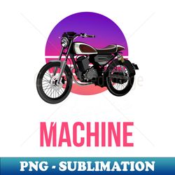 motorbike pleasure machine biker sunset ride - high-resolution png sublimation file - perfect for creative projects