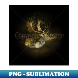 fallow deer - png transparent sublimation file - stunning sublimation graphics