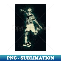 abstract football player artwork - stylish sublimation digital download - perfect for personalization