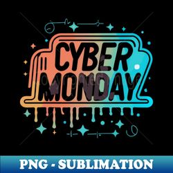 cyber monday - png transparent sublimation design - perfect for creative projects