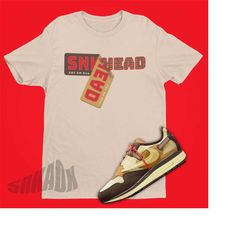 sneaker stickers shirt to match air max 1 baroque brown - air max 1 retro matching sneaker graphic t-shirt