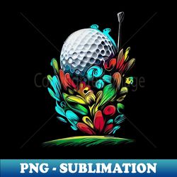 golf ball - signature sublimation png file - perfect for personalization